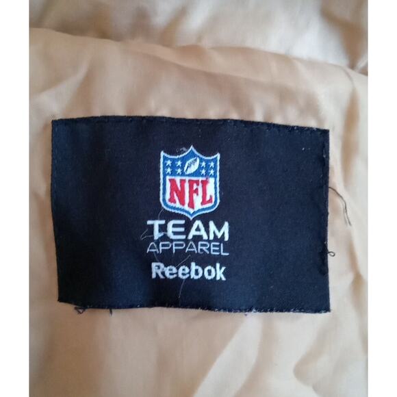 REEBOK NFL Team Apparel ST LOUIS RAMS Puffy Zip Jacket Dk Blue & Gold Women's S - Picture 12 of 12